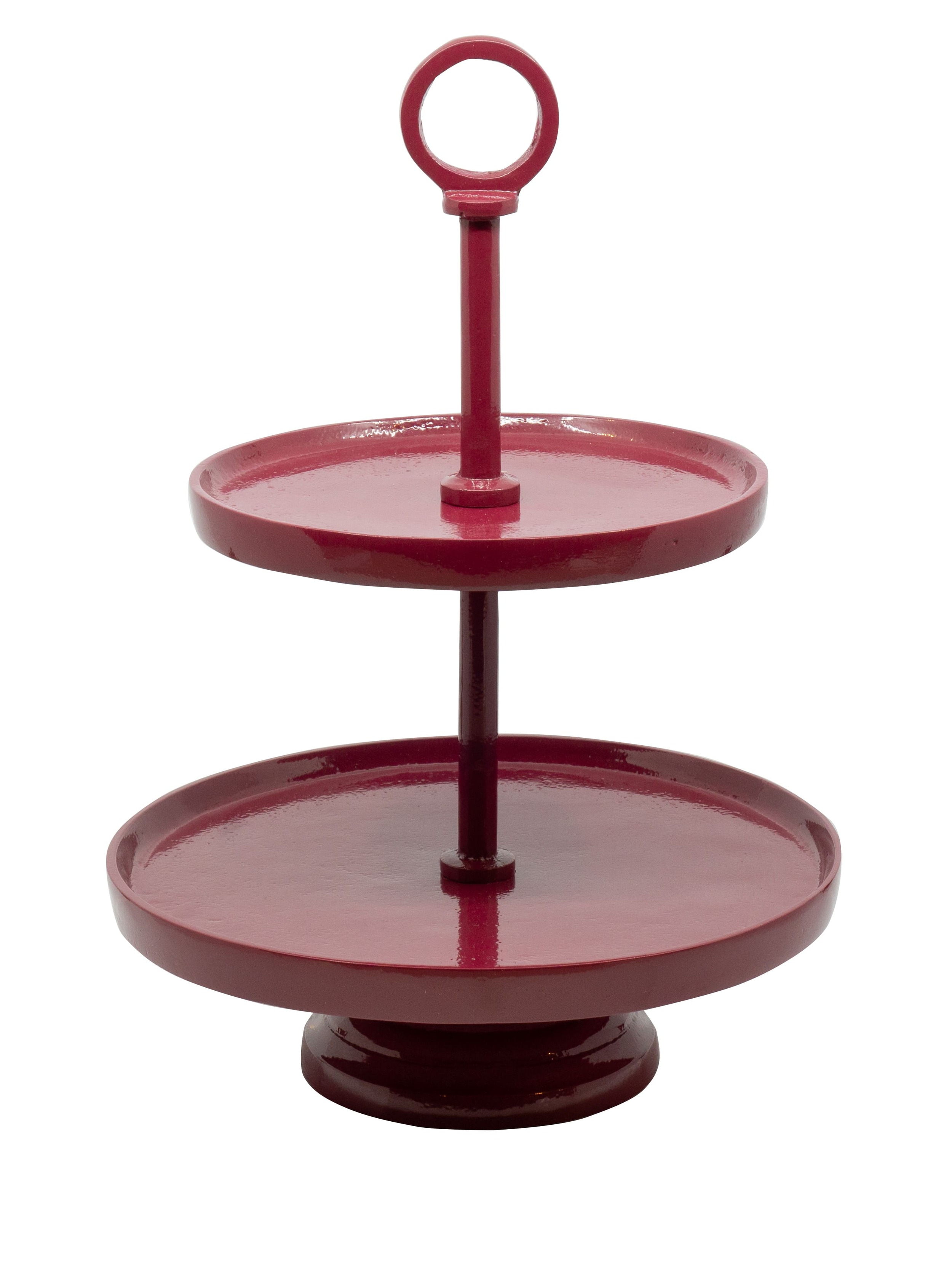 Etagere Alu 2er beere 24x24x37cm
