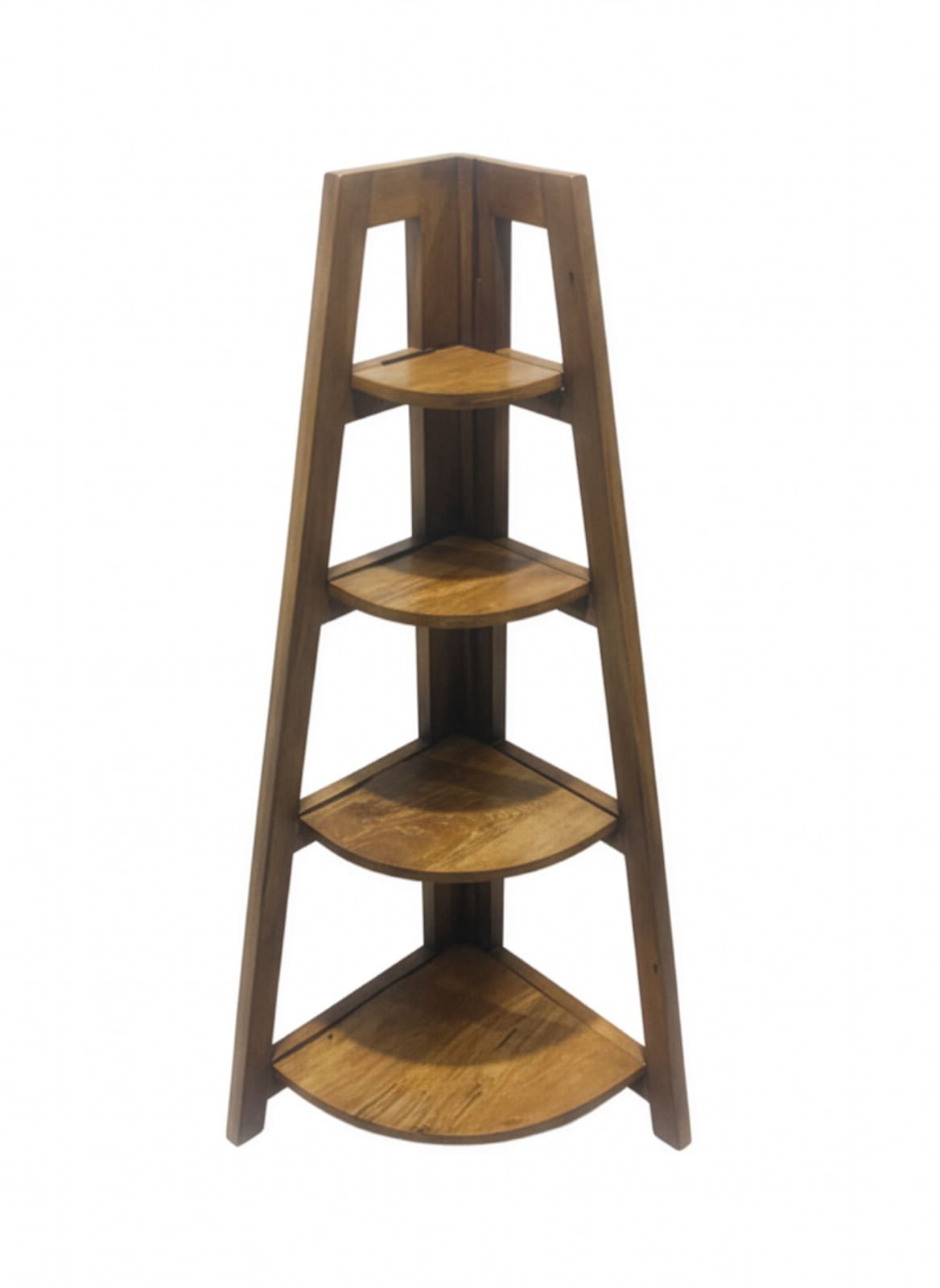 Eckregal 4er Holz Mango natur H=110