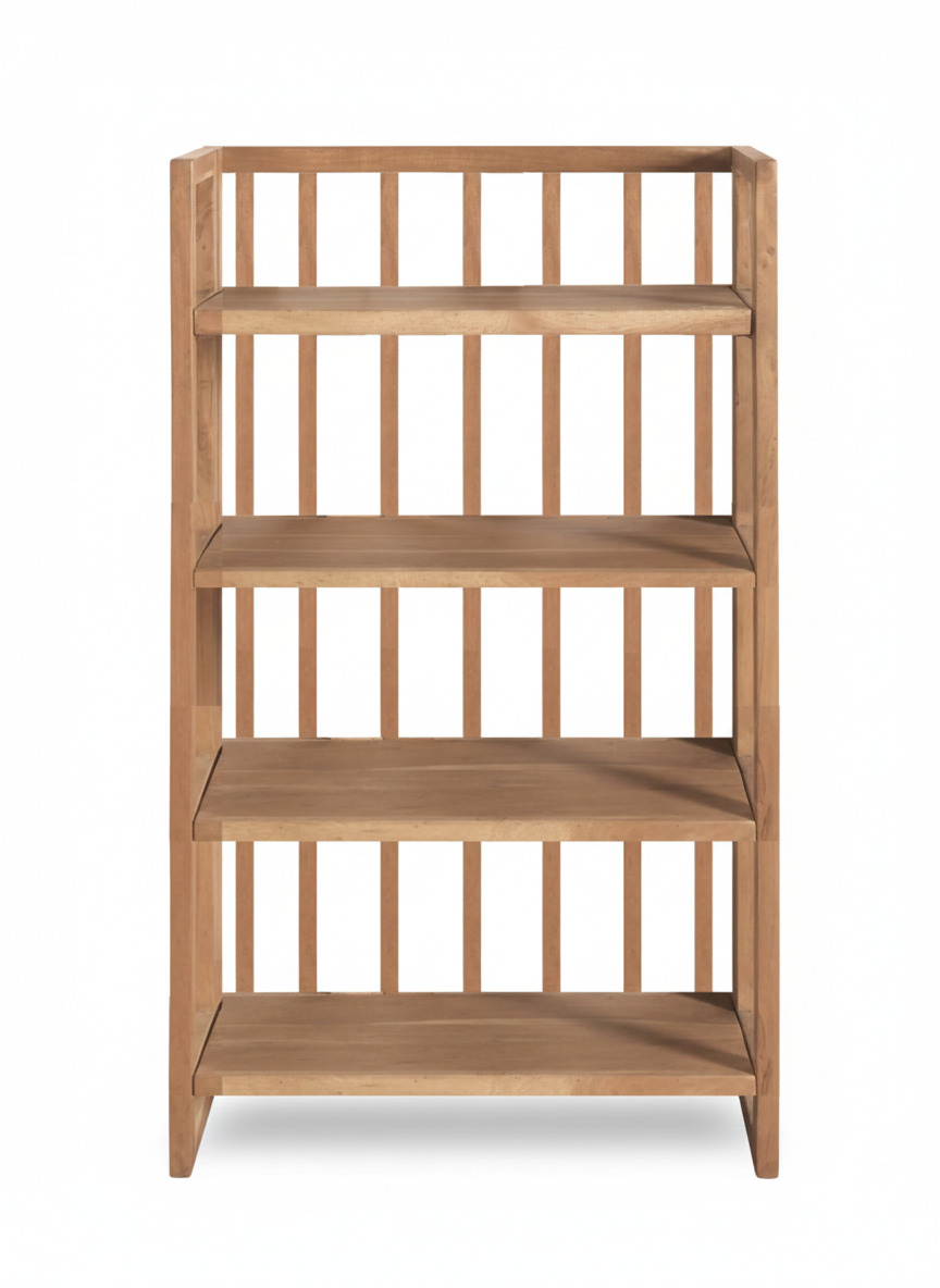 Faltregal Akazie braun 150x35x90cm