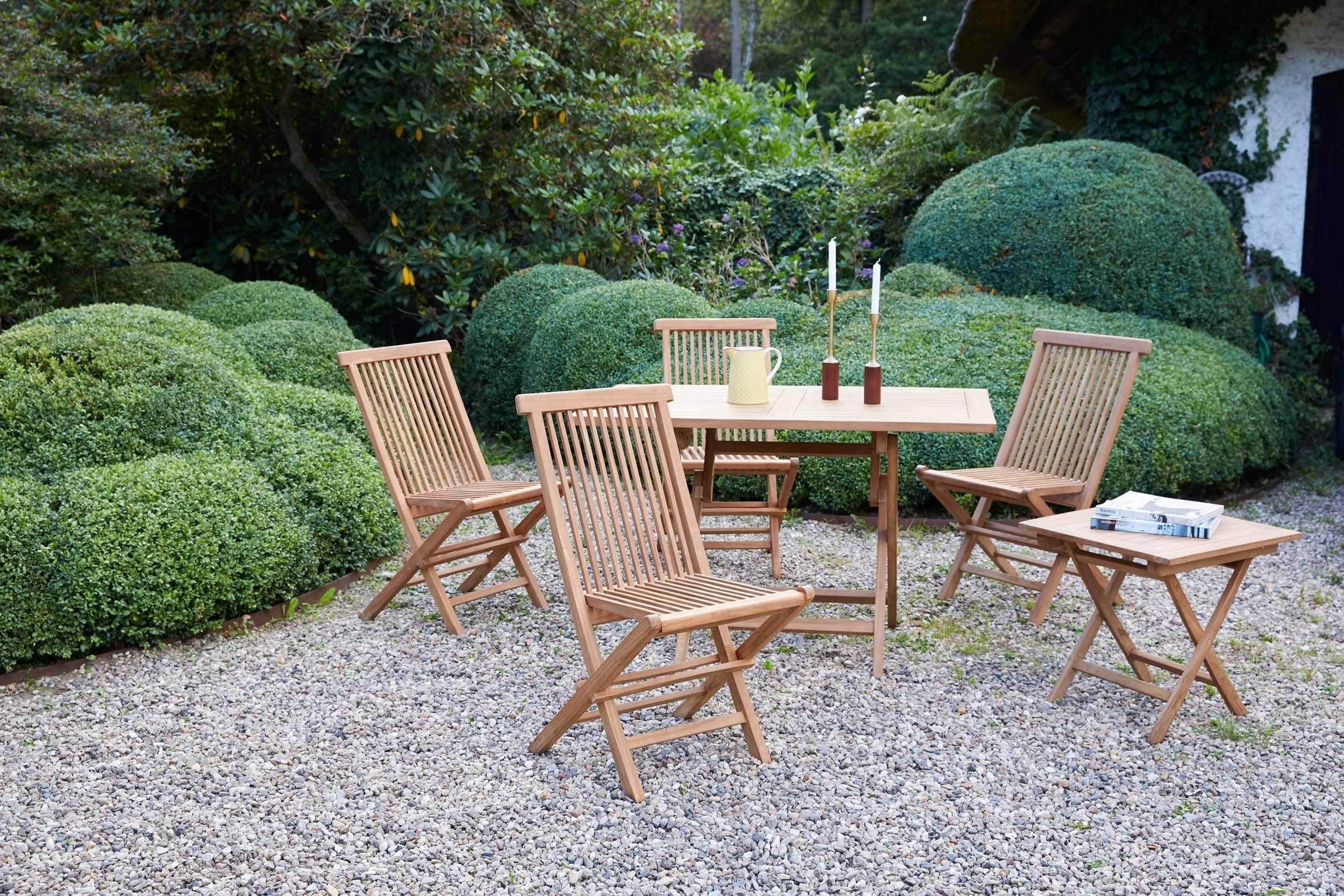 Tisch Kampen Teak rechteckig klappbar 120x70x74cm