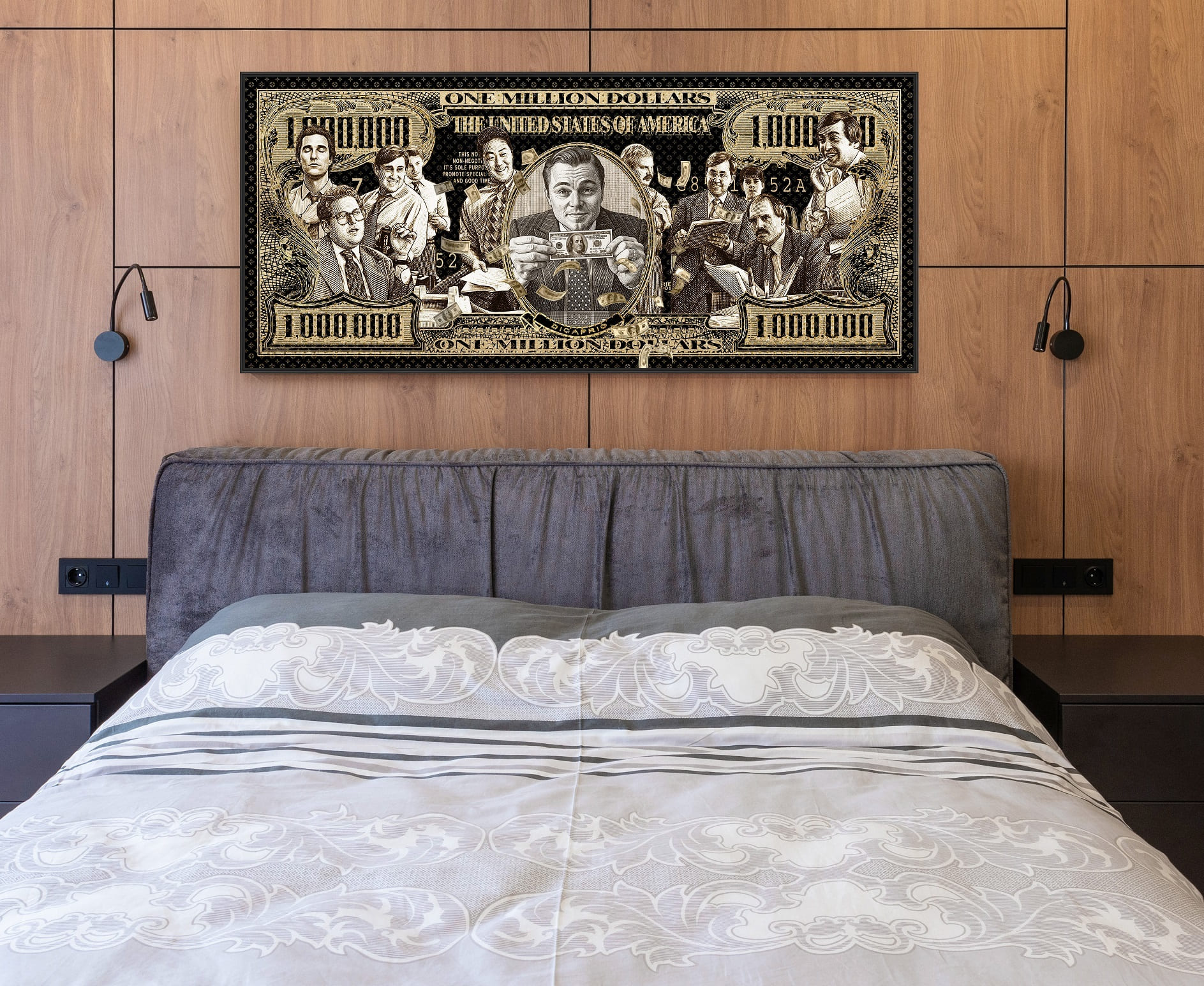 Wandbild Frame Wall Street Bros 150x60cm