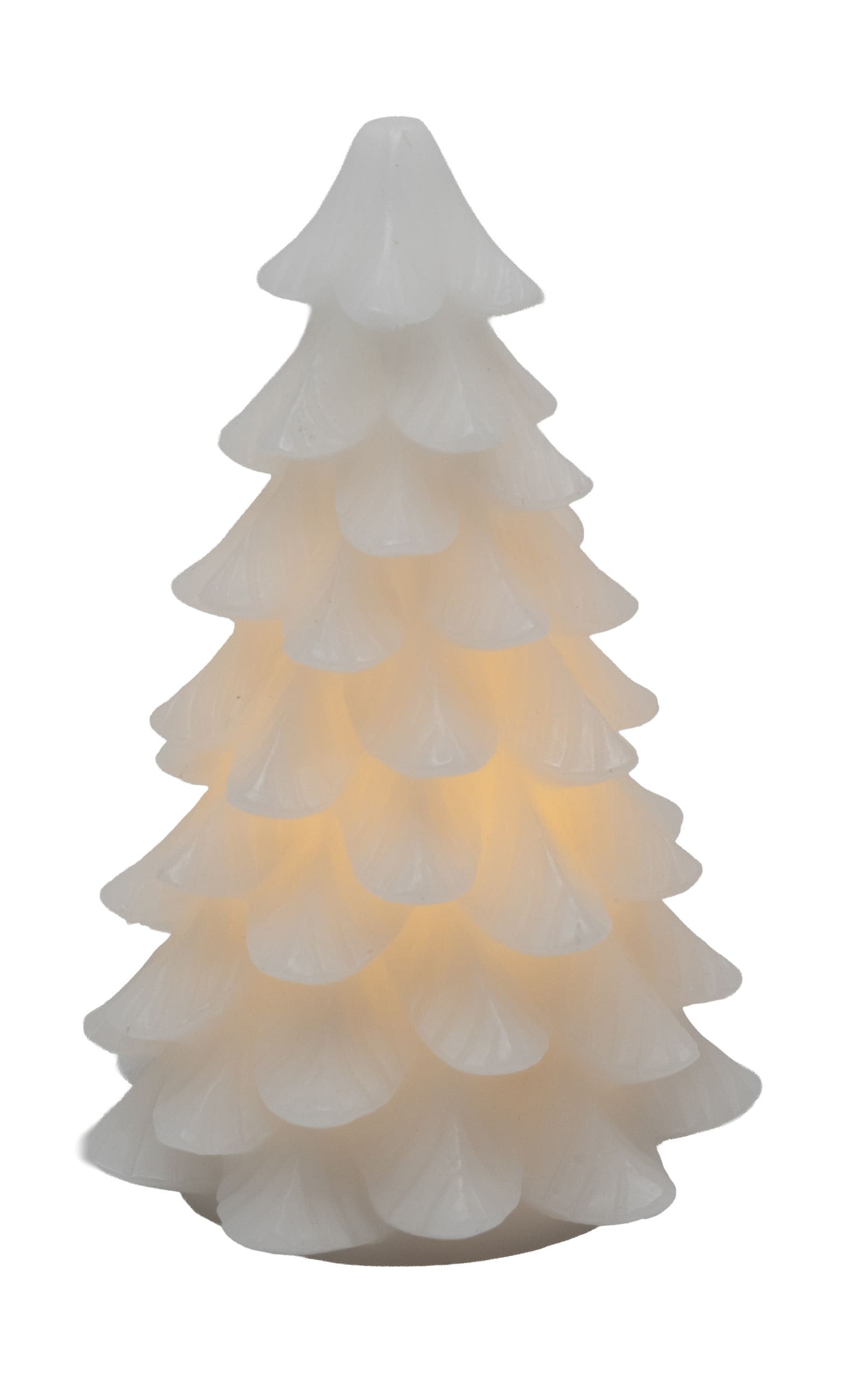 Tannenbaumkerze innenleuch white 10,5x16