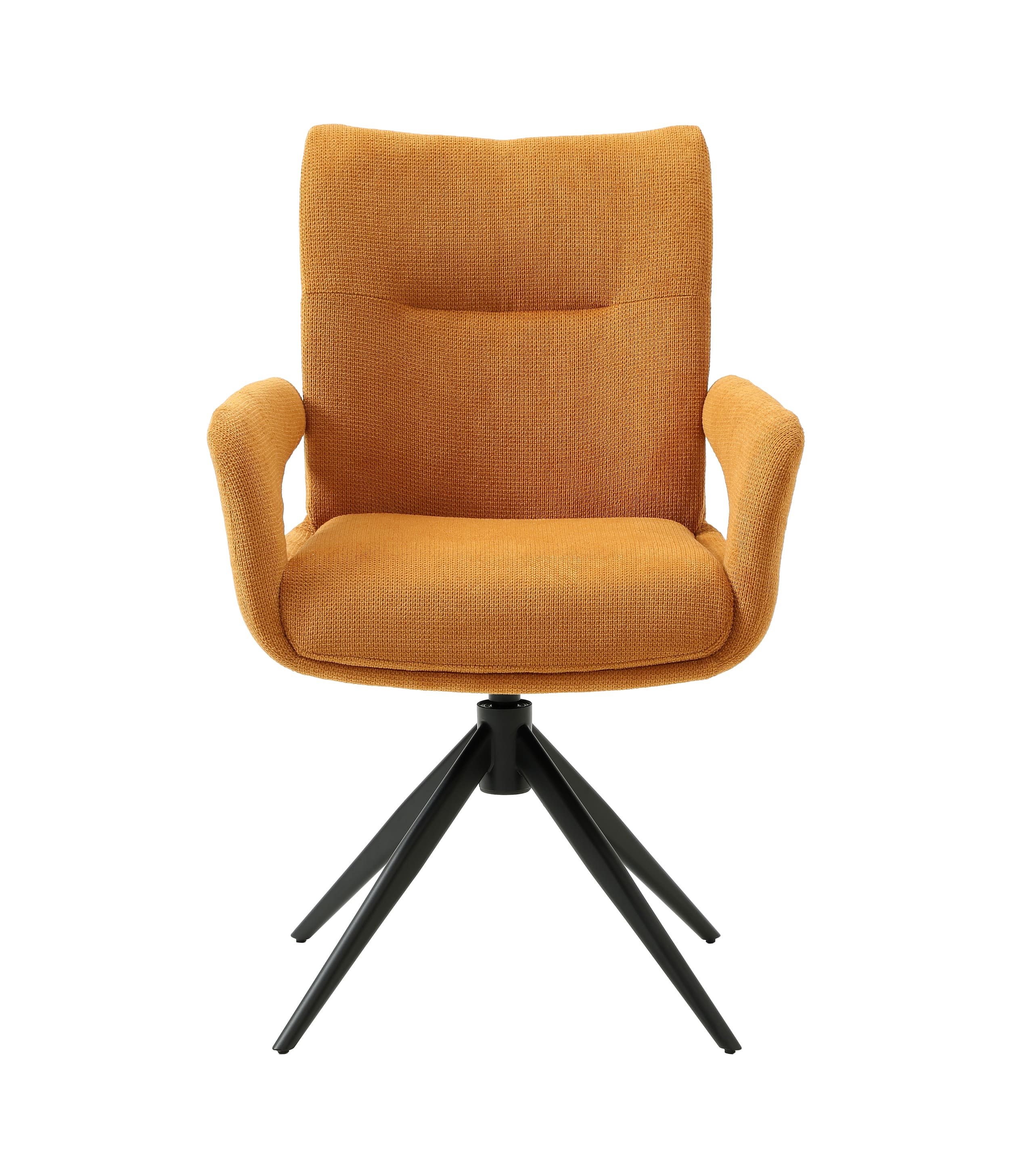 Drehstuhl Alto Webstoff gold 60x63x89cm