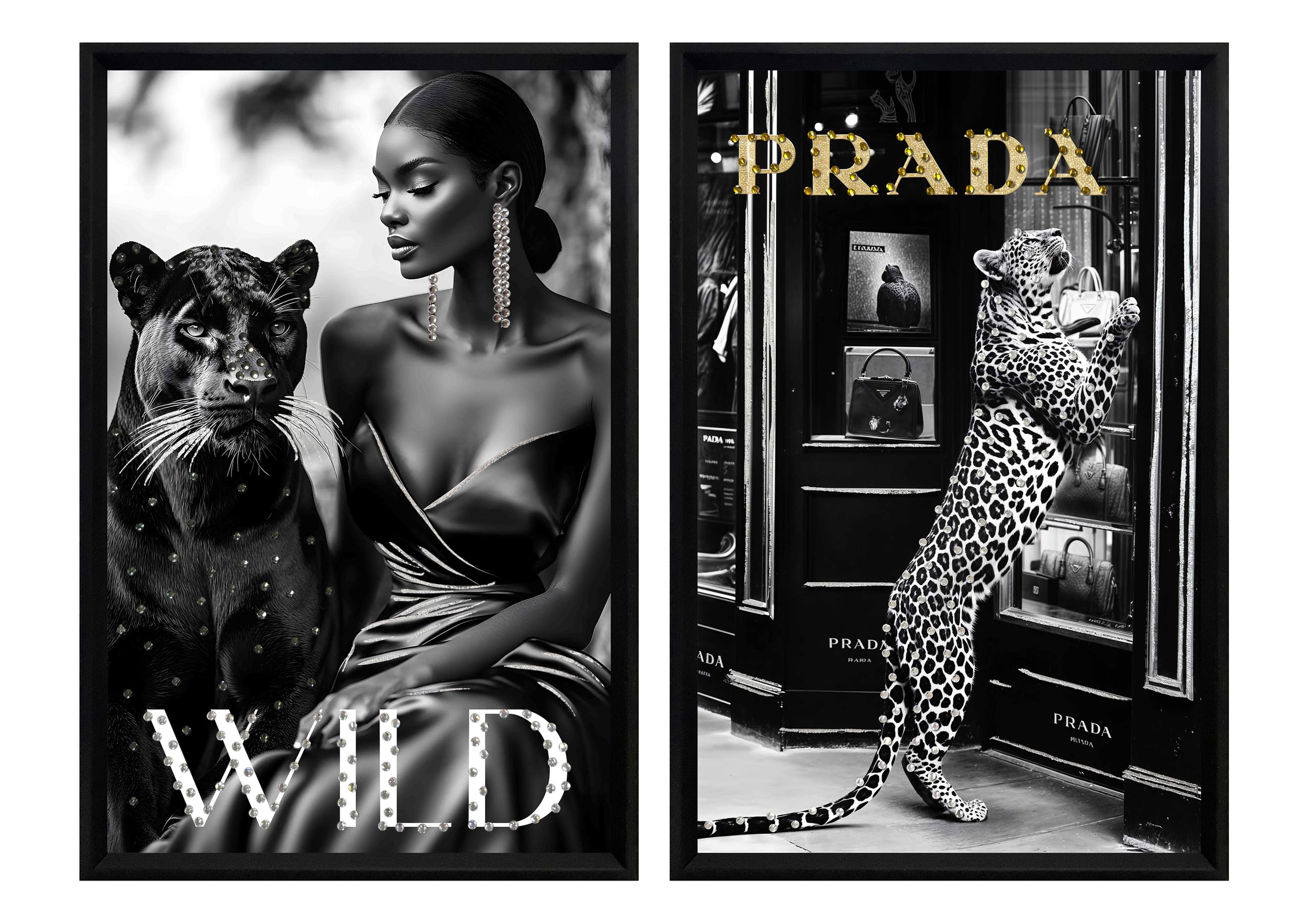 Set Wild und prada  20x30cm