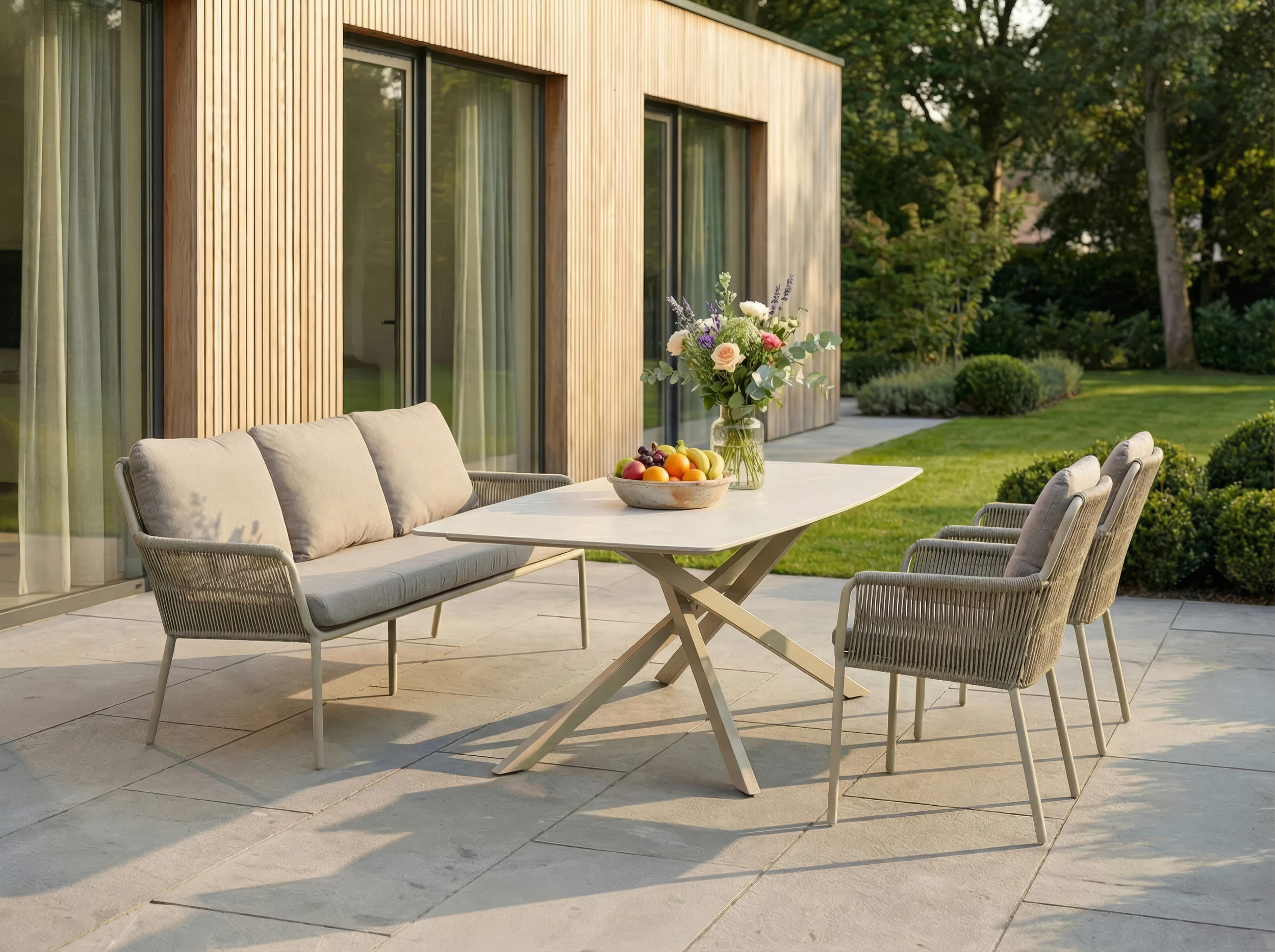 Esstisch  "Como" Spider-G 200 beige/