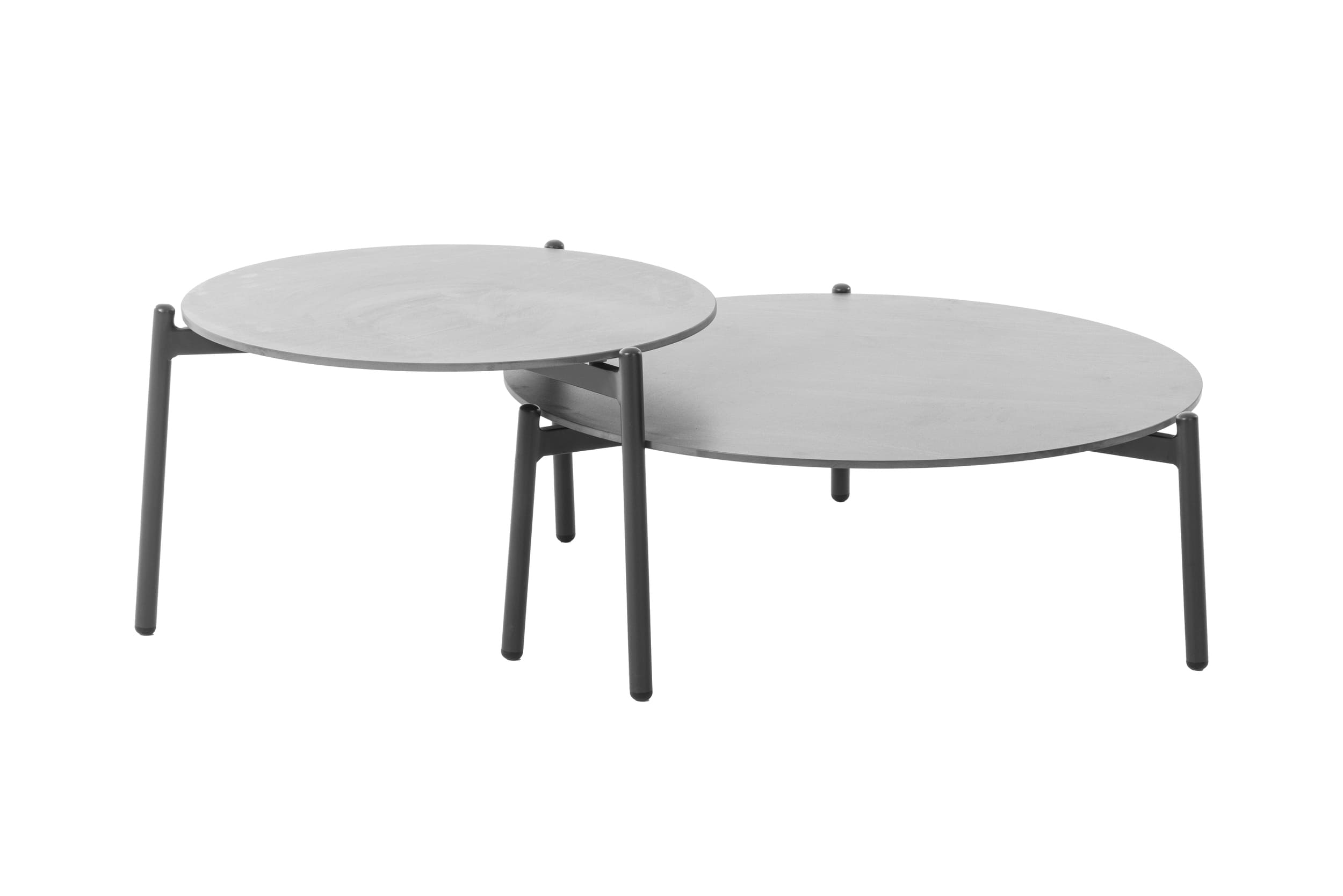 Couchtisch "Bari"  Ø80 cm grau