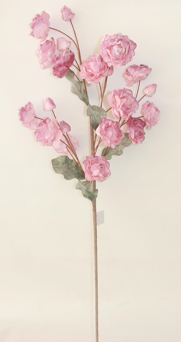 Kunstblume Rosenblüten helllila L=96cm - AF9214-A01