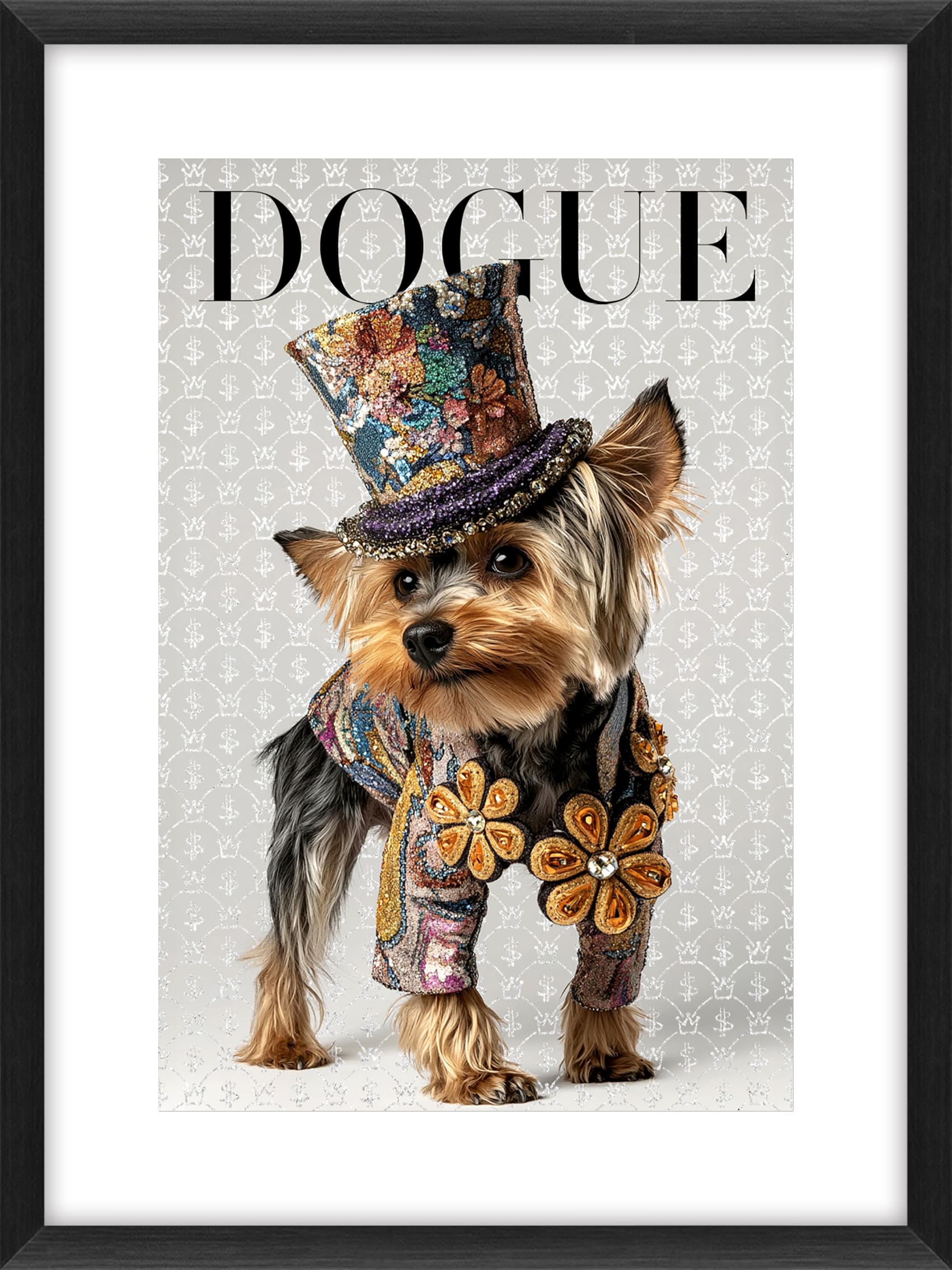 Wandbild Frame Dogue 60x80cm