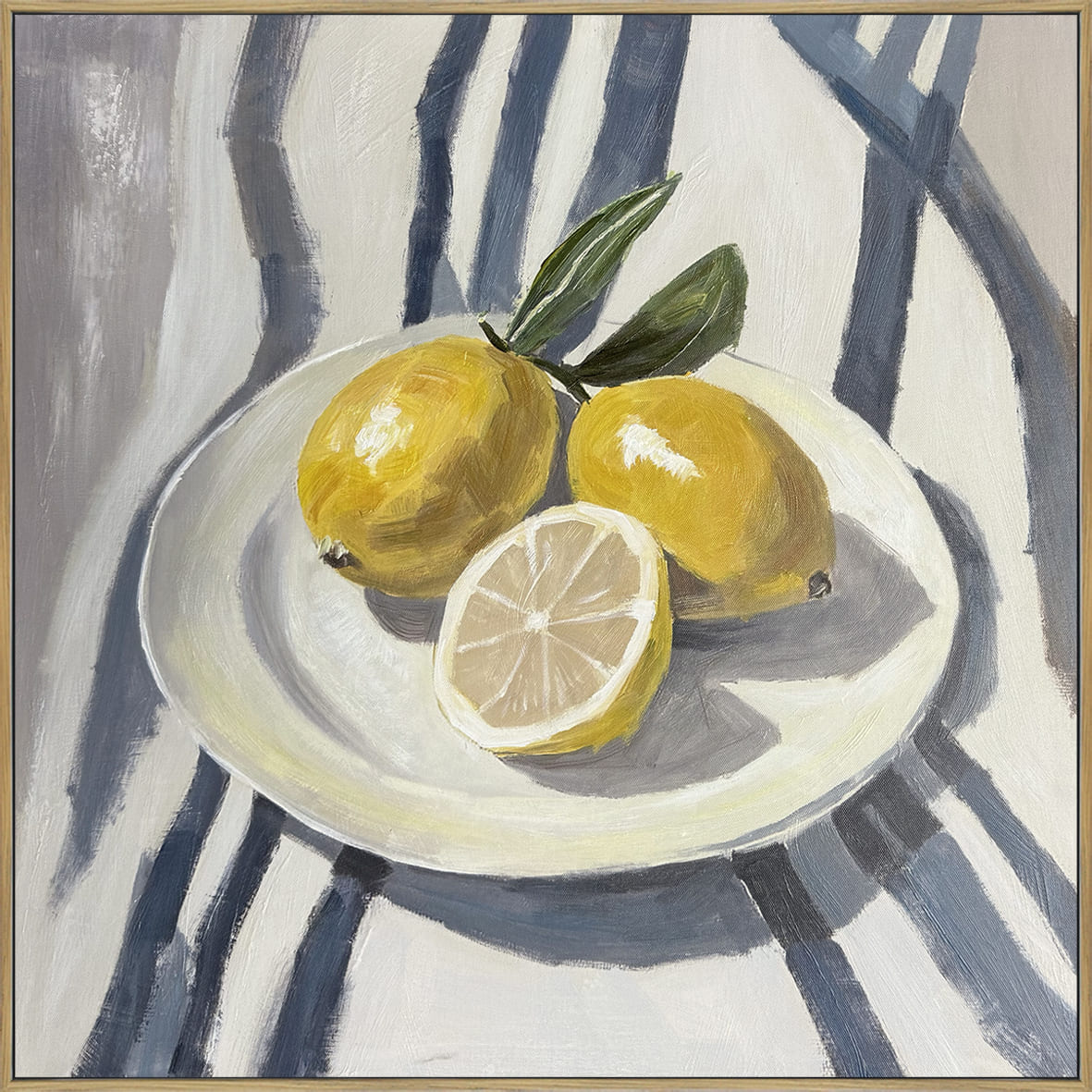 Wandbild Acryl Frame lemons 60x60cm