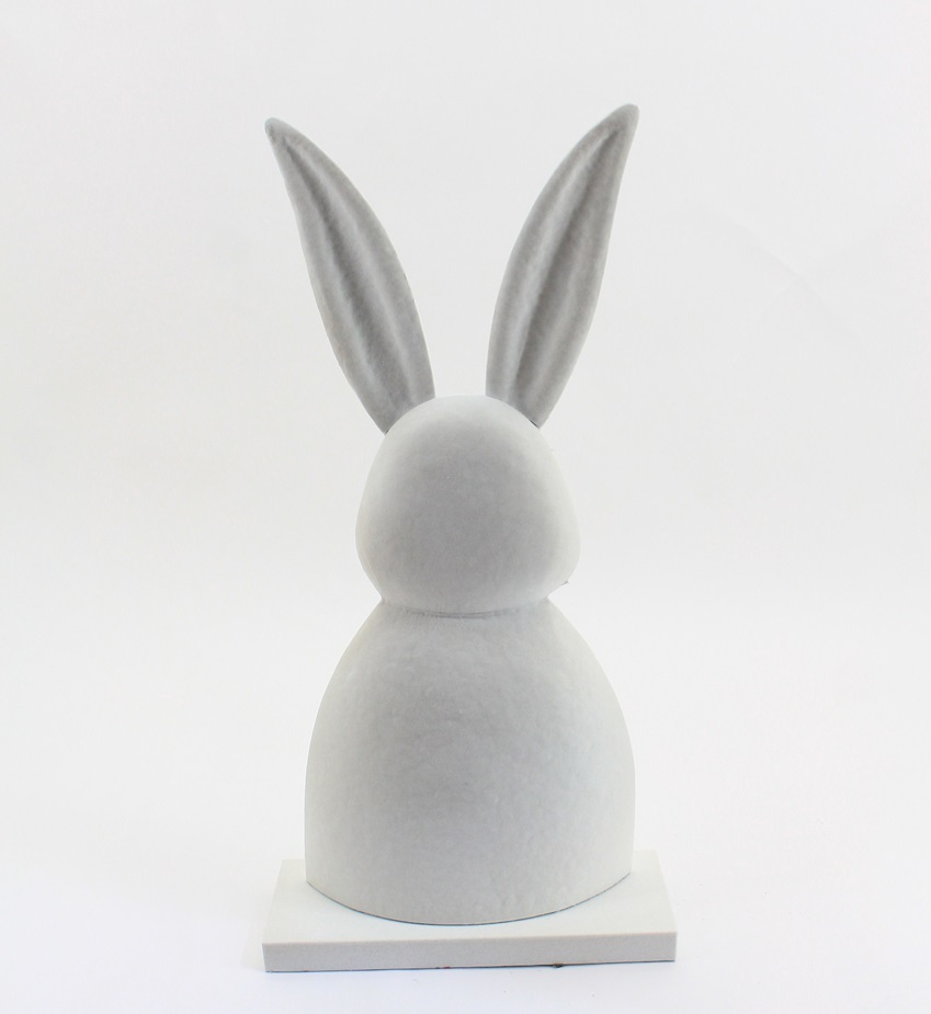 Dekohase Metall weiß 36x14x72cm