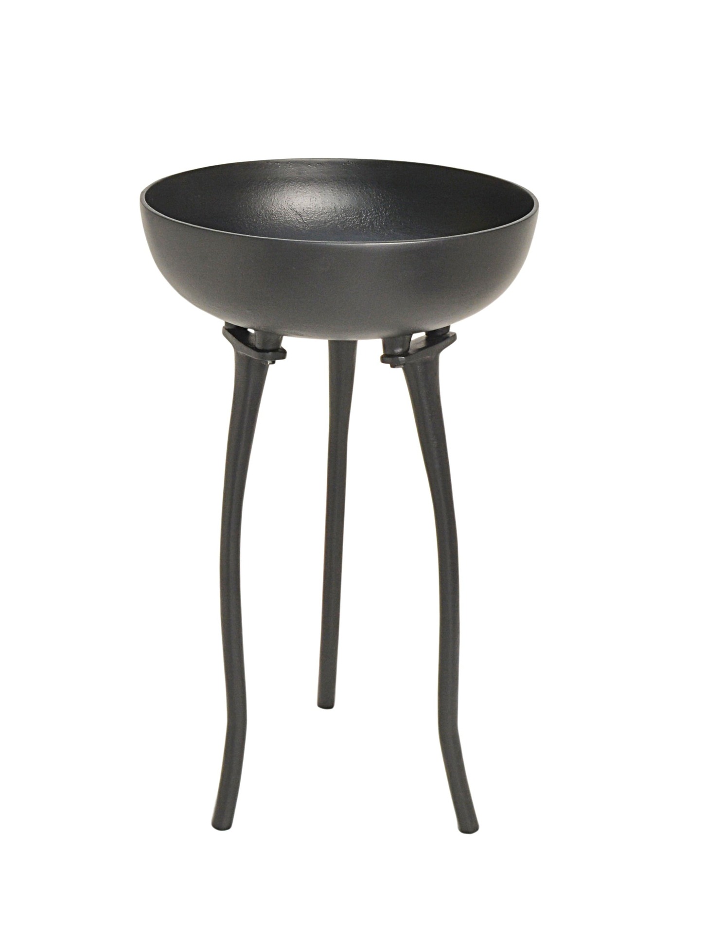 Schale stehend 3 Beine Alu schwarz H:63