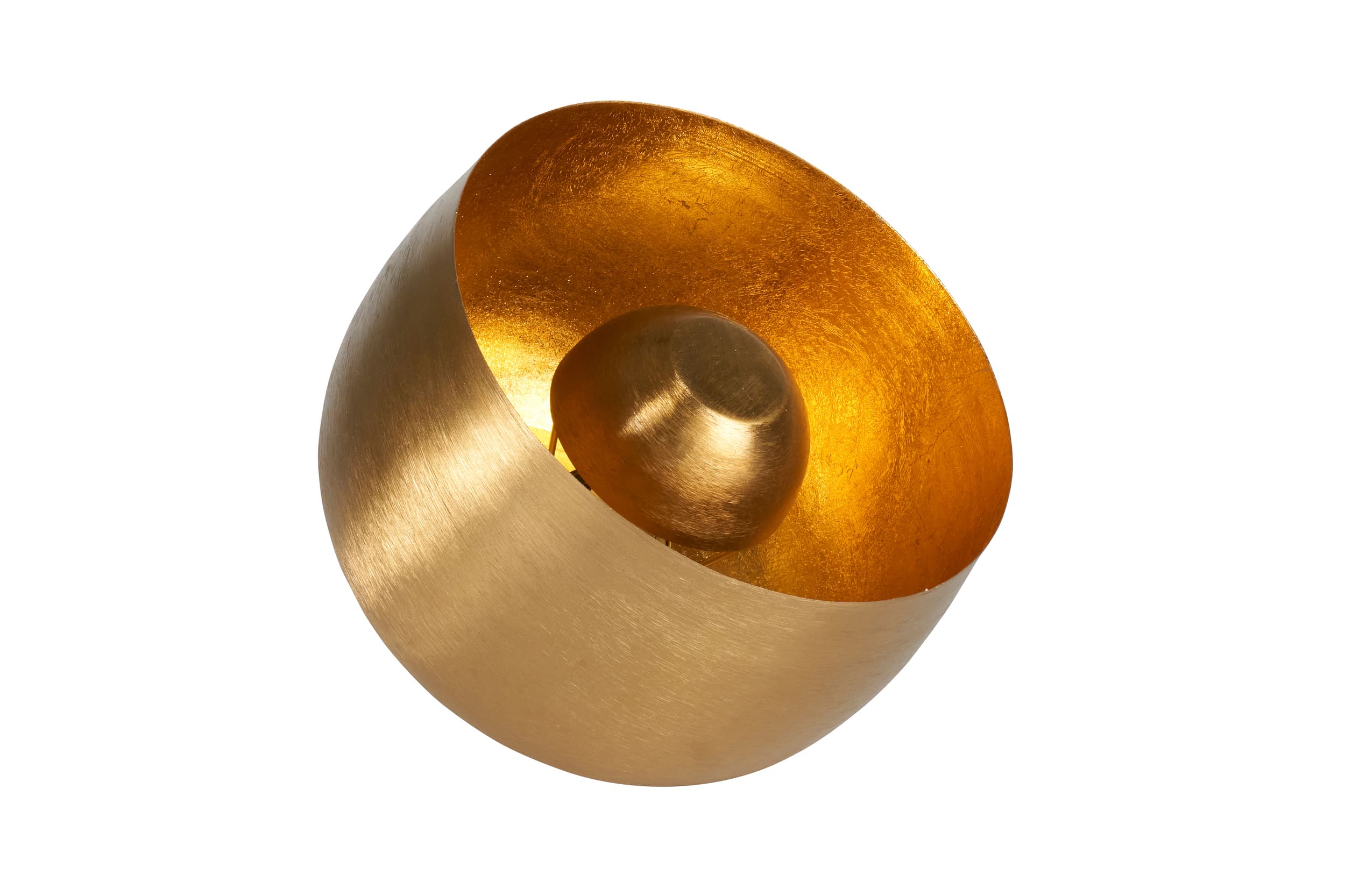 Tischlampe Kugelform gold metallic 28x28x24cm