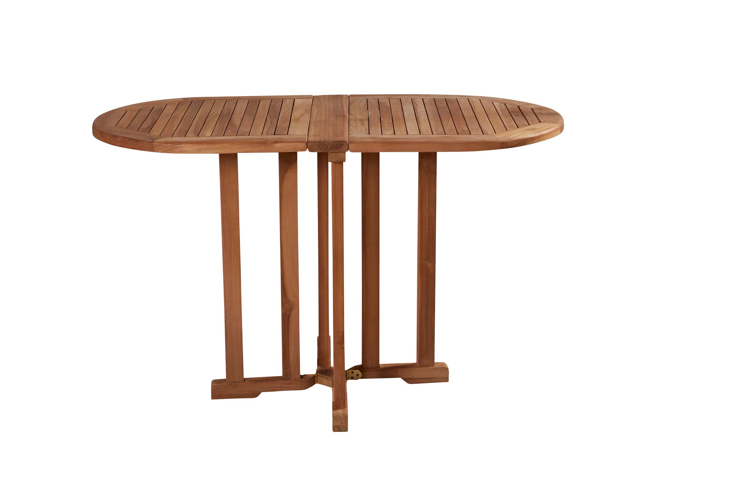 Tisch Butterfly Teak oval beidseitig klappbar