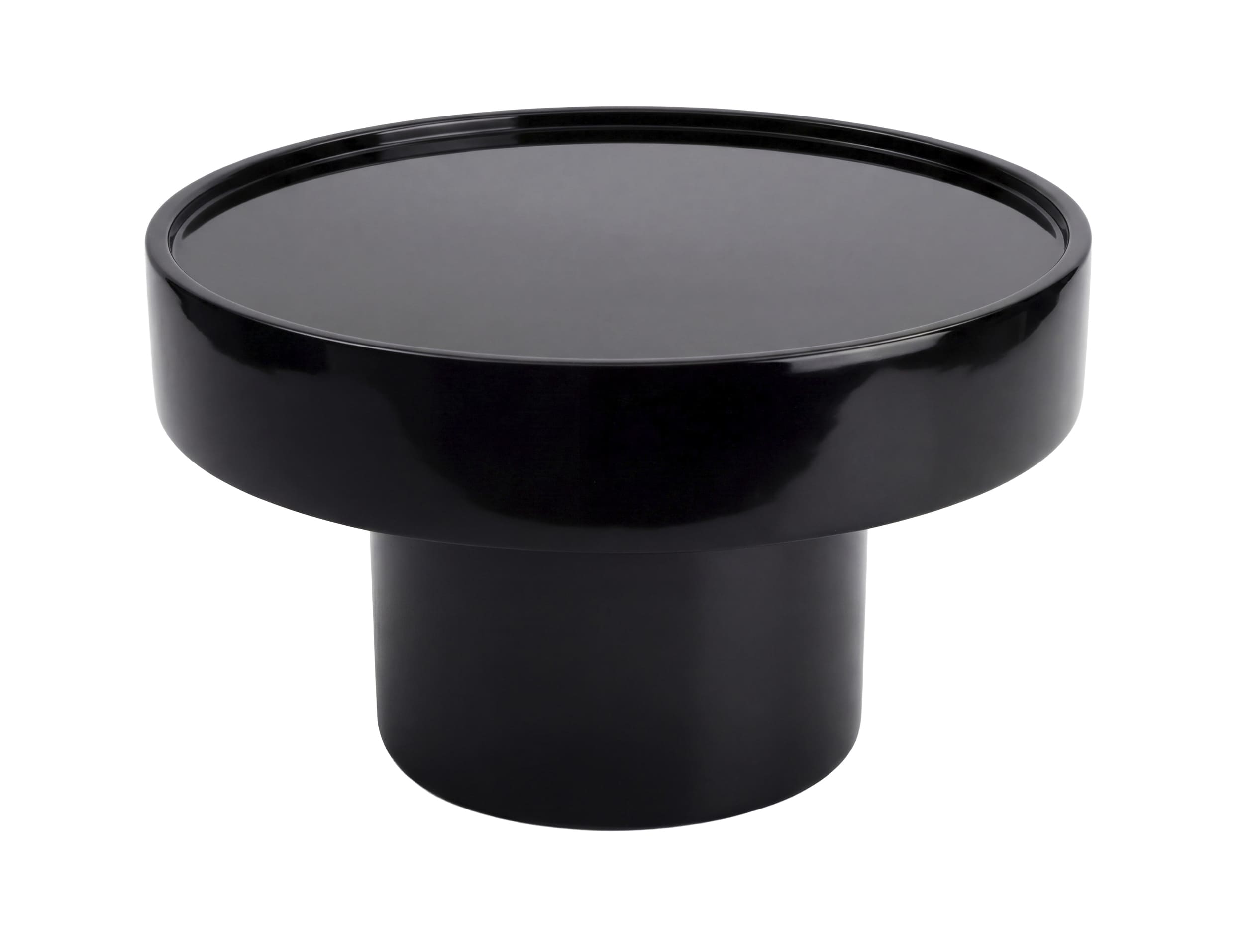 Couchtisch Eisen emailiert schwarz 80x80x41cm